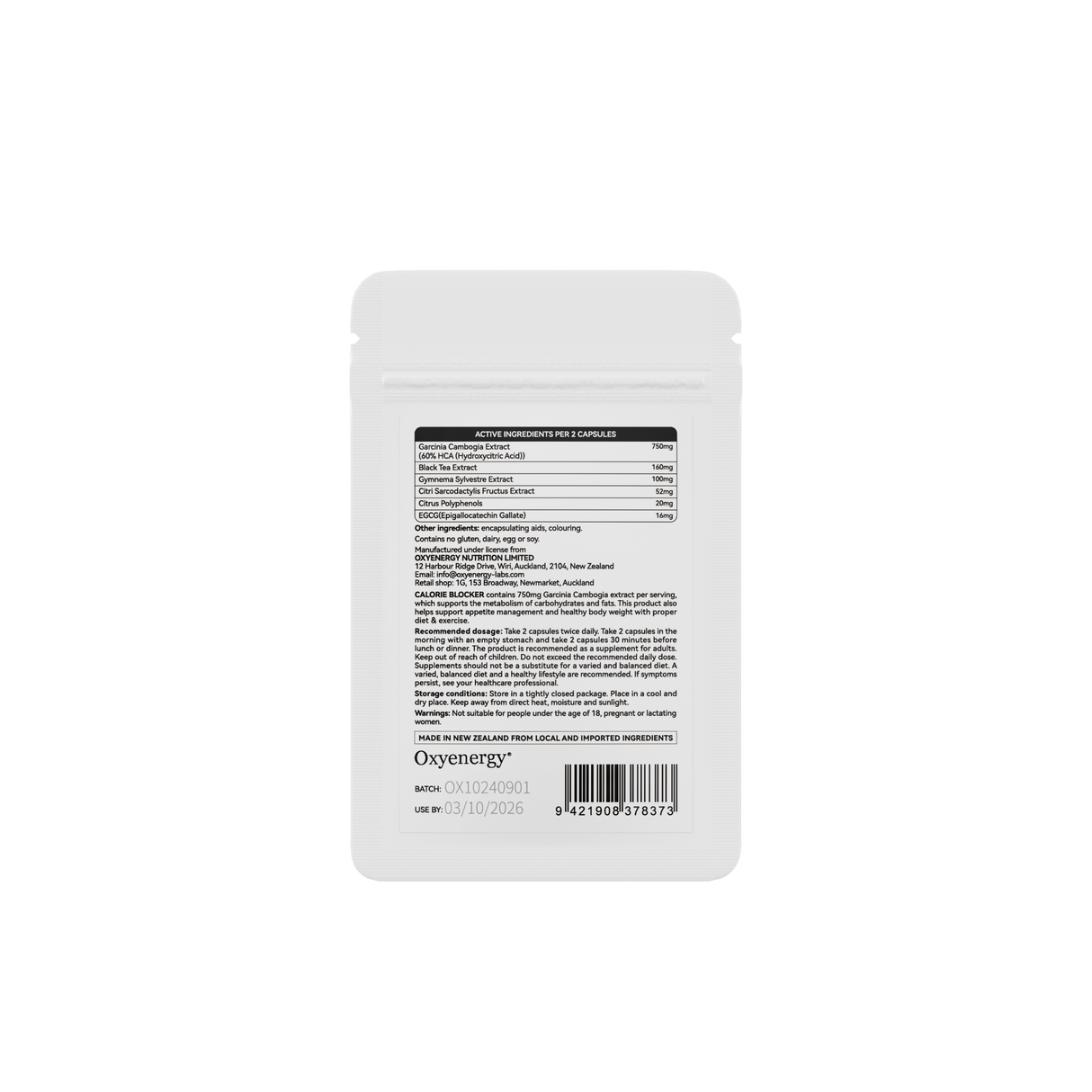 Calorie Blocker Sachet - Trial Sachet