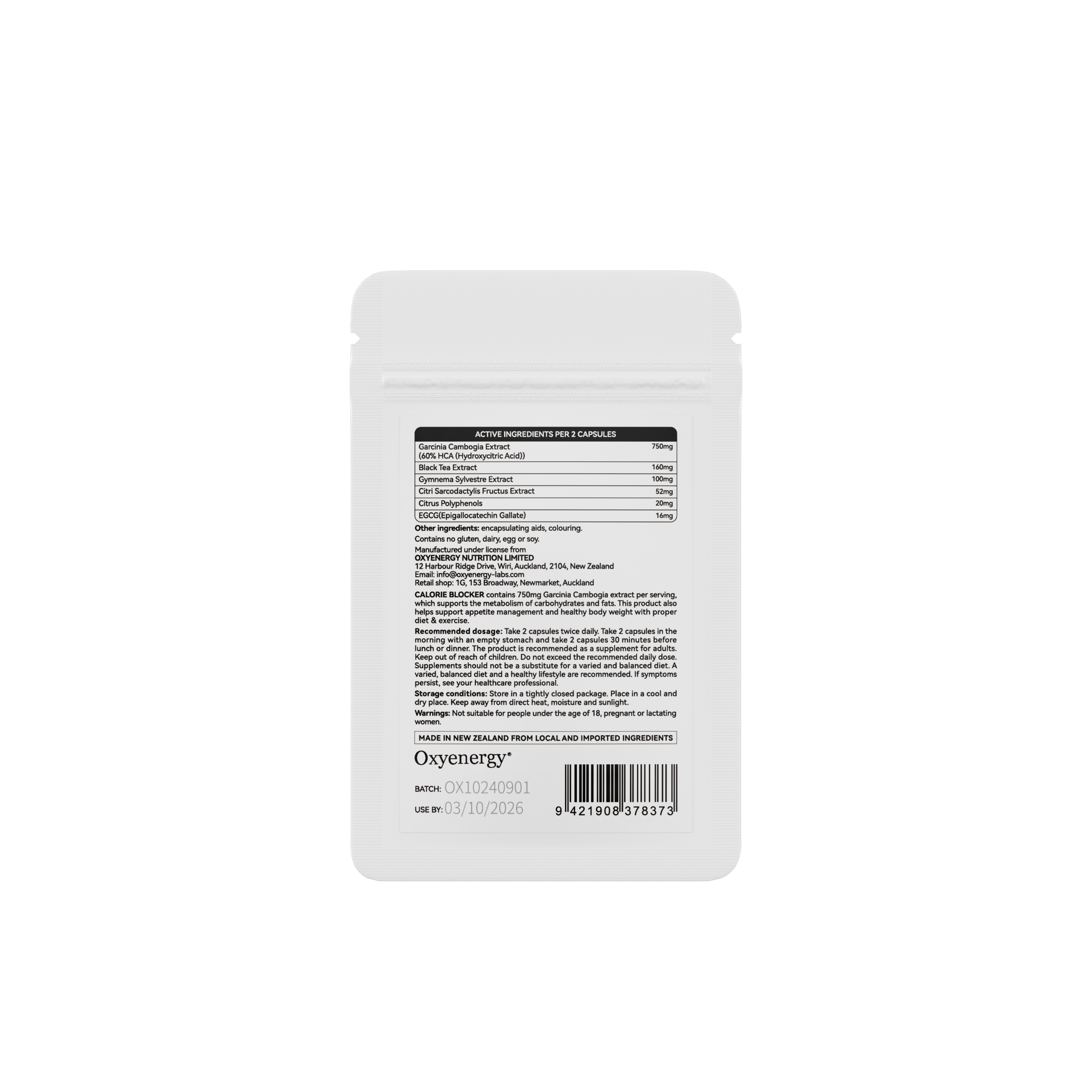 Calorie Blocker Sachet - Trial Sachet