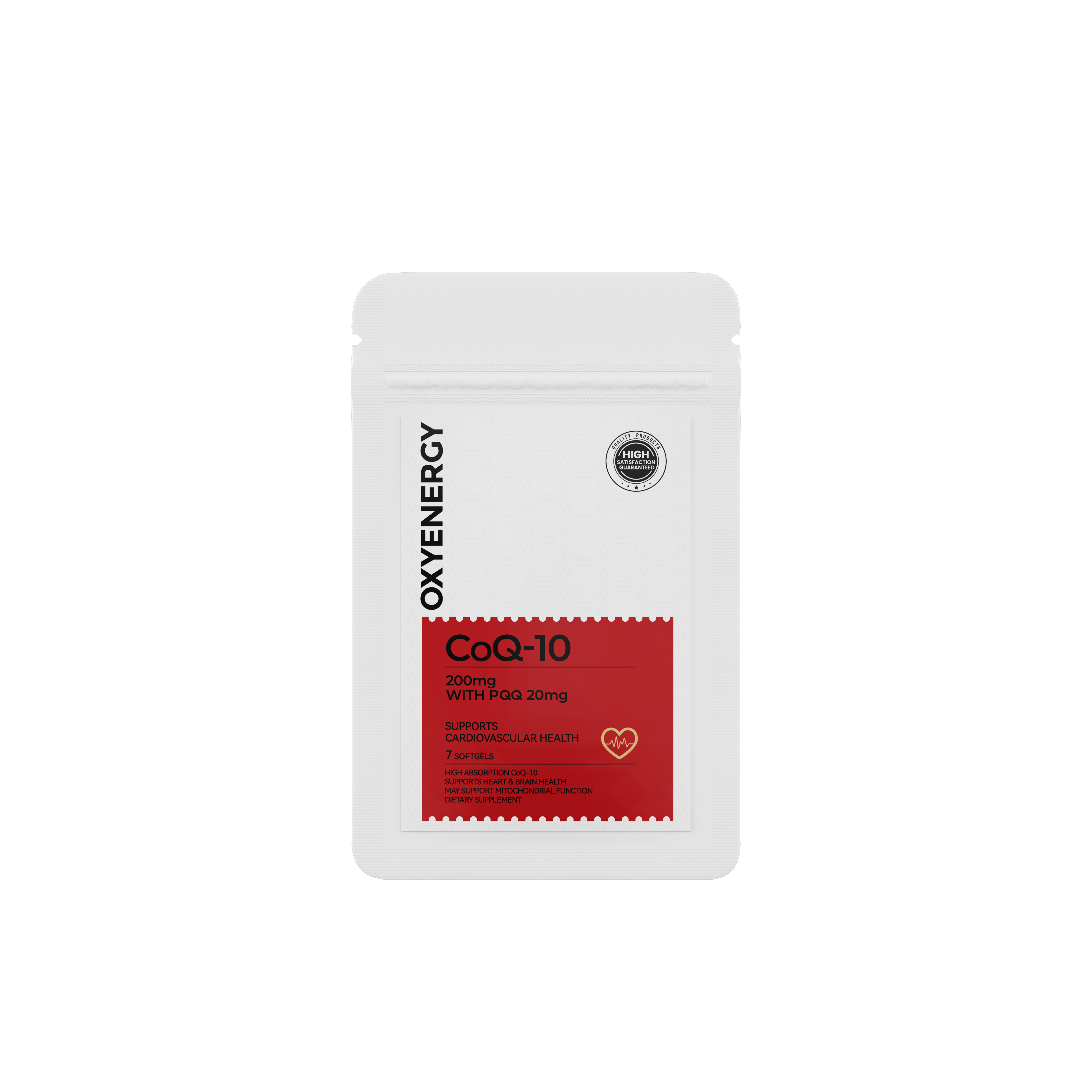 CoQ-10 200mg with PQQ 20mg - Brain & Circulatory Wellness Blend
