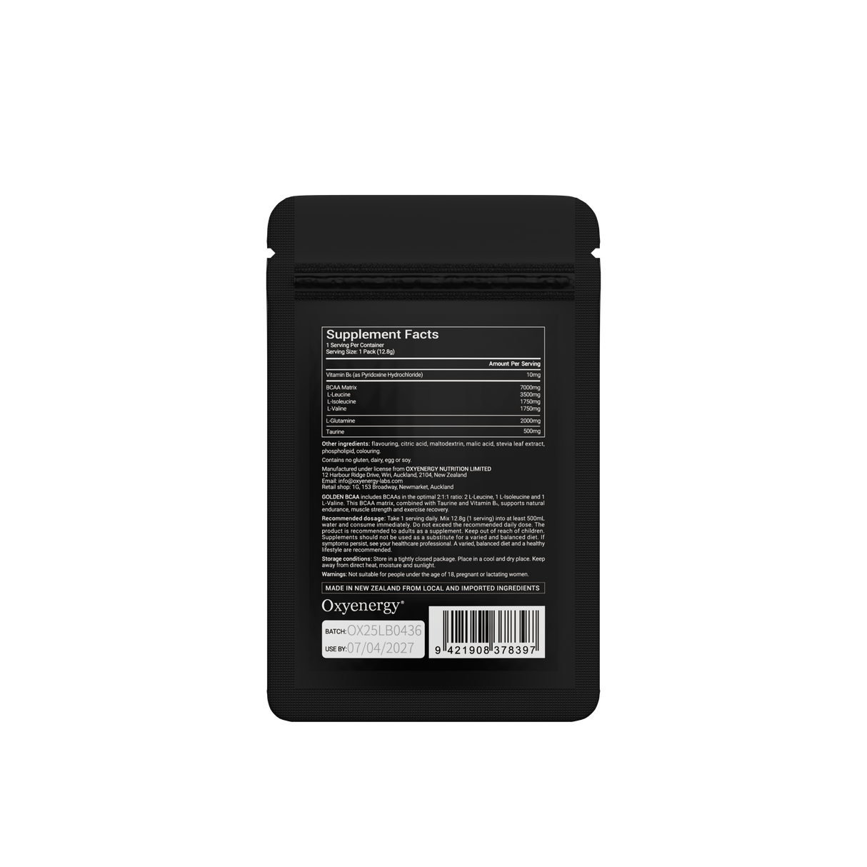 GOLDEN BCAA Sachet - Trial Sachet