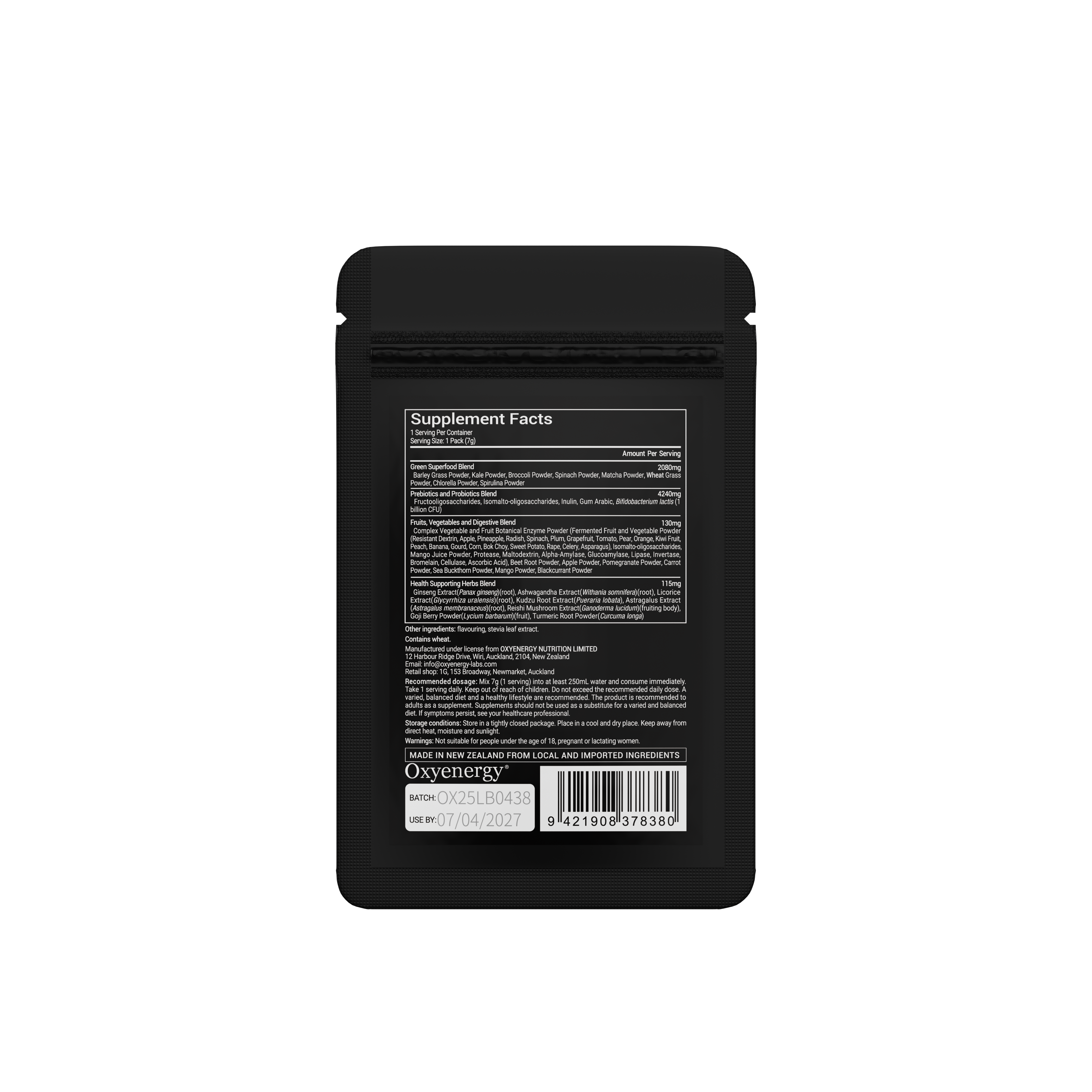 SUPER GREENS Sachet - Trial Sachet
