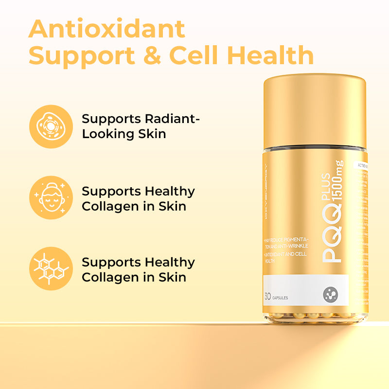PQQ Plus 1500mg - Antioxidant & Skin Wellness Support