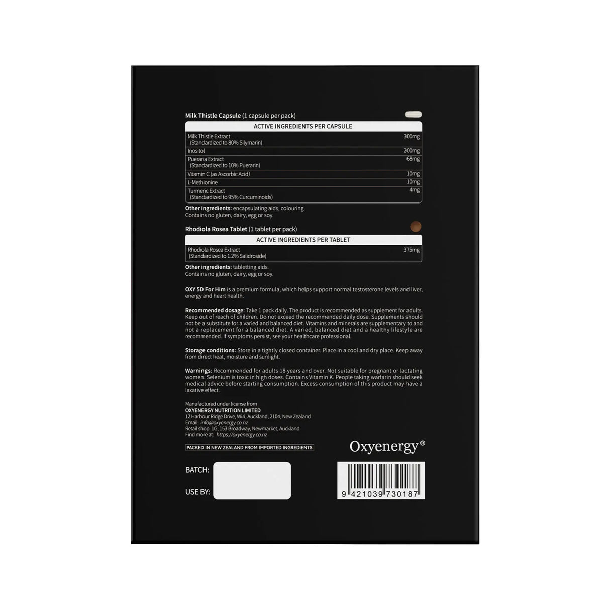 5D For Him Multi-nutrients