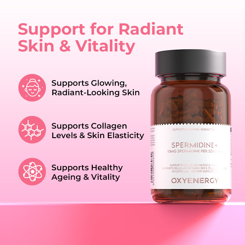 SPERMIDINE+ – Glow+ Cellular & Skin Wellness Support