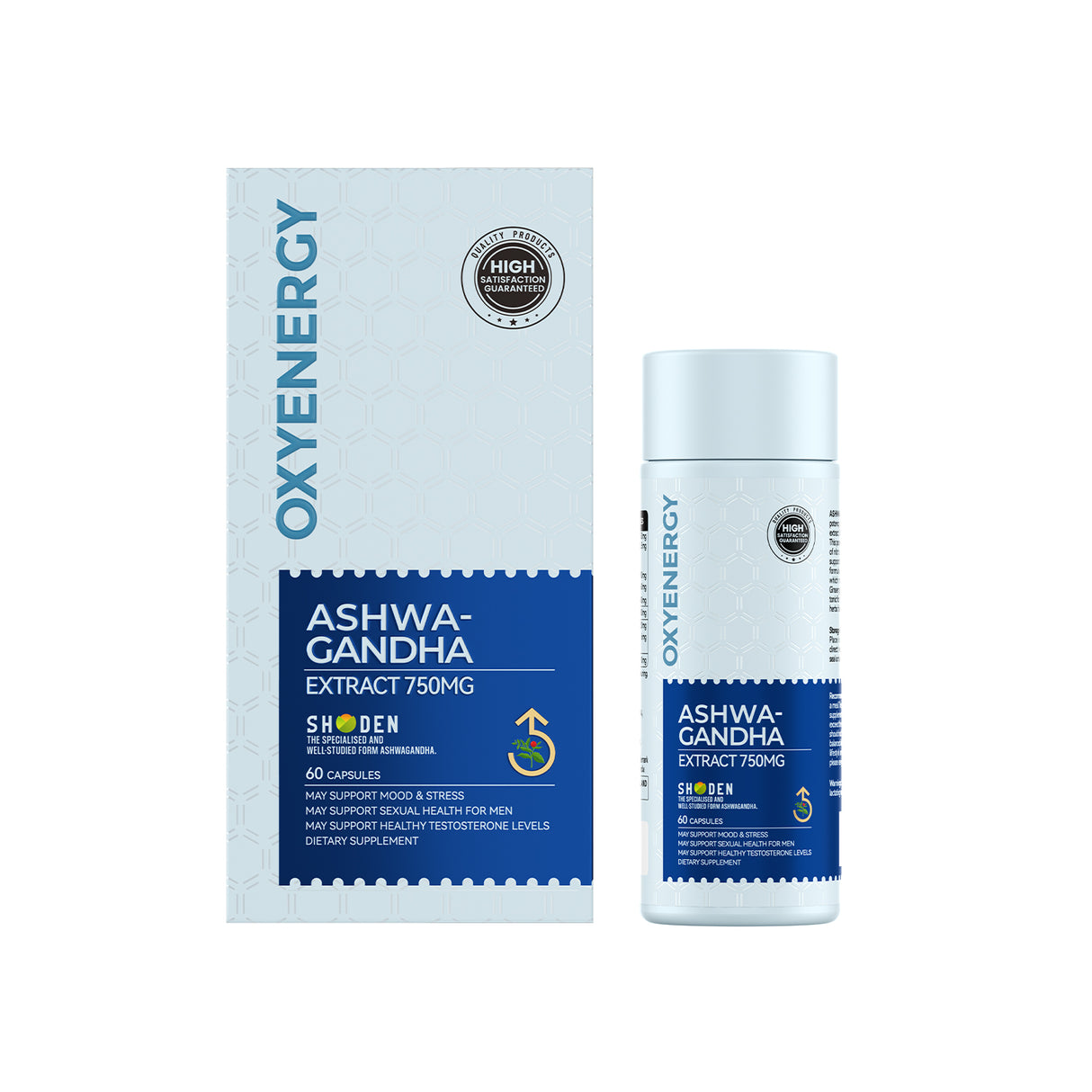 Ashwagandha Extract 750mg | Testosterone Support & Stress Relief