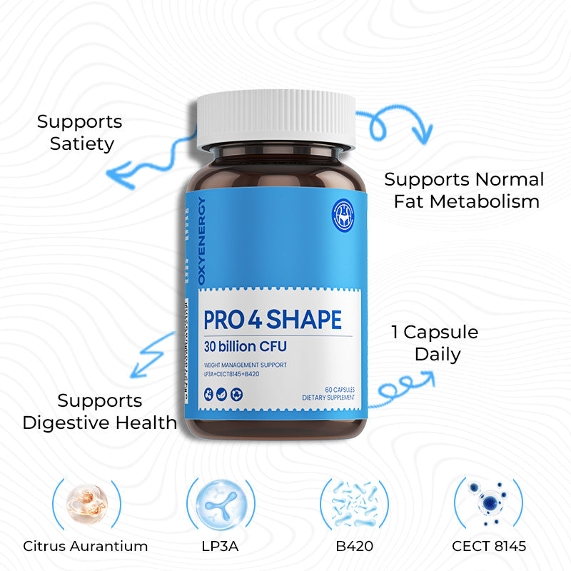 PRO 4 Shape - Weight Management | Probiotics & Blood Sugar Support
