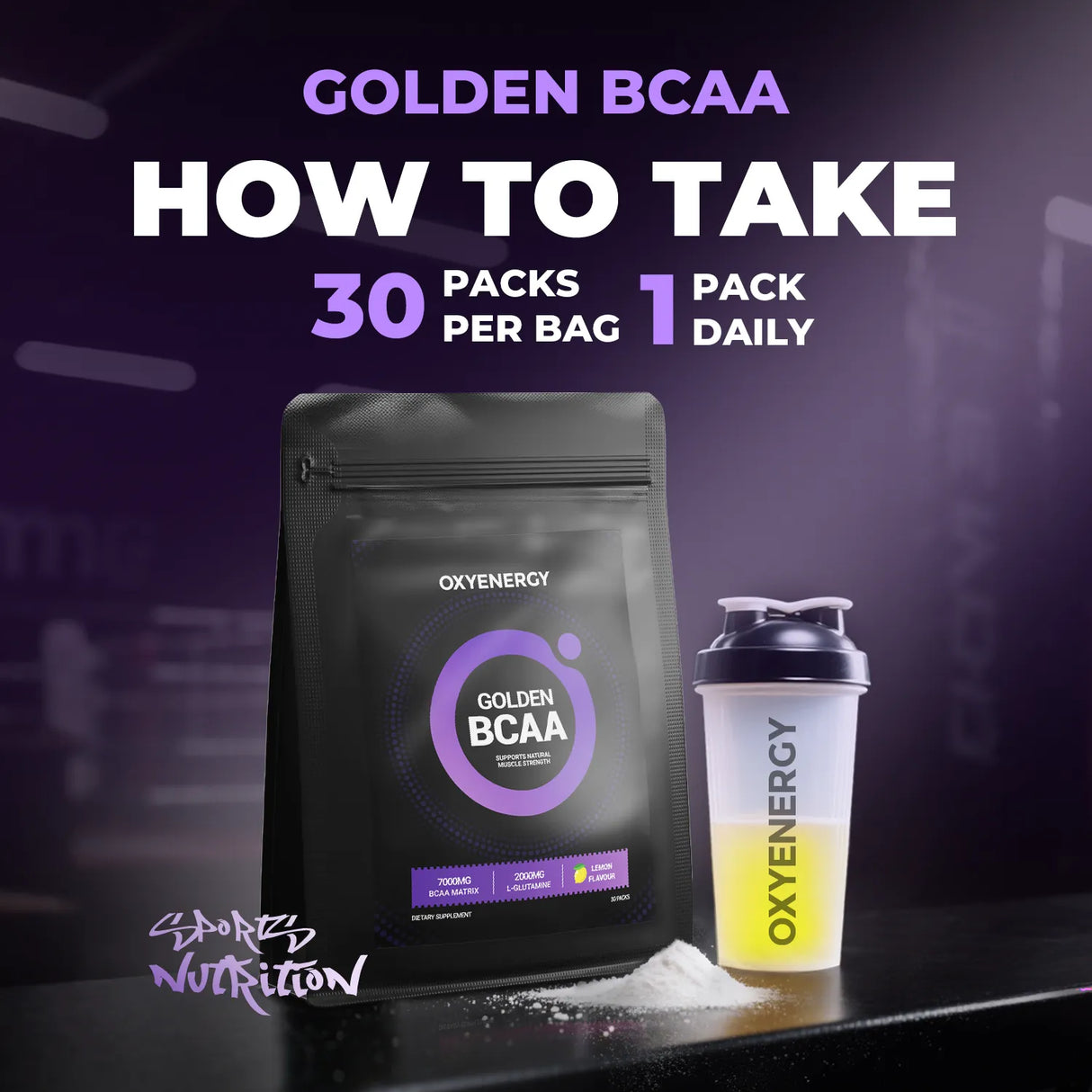 GOLDEN  BCAA - Supports Natural Muscle Strength
