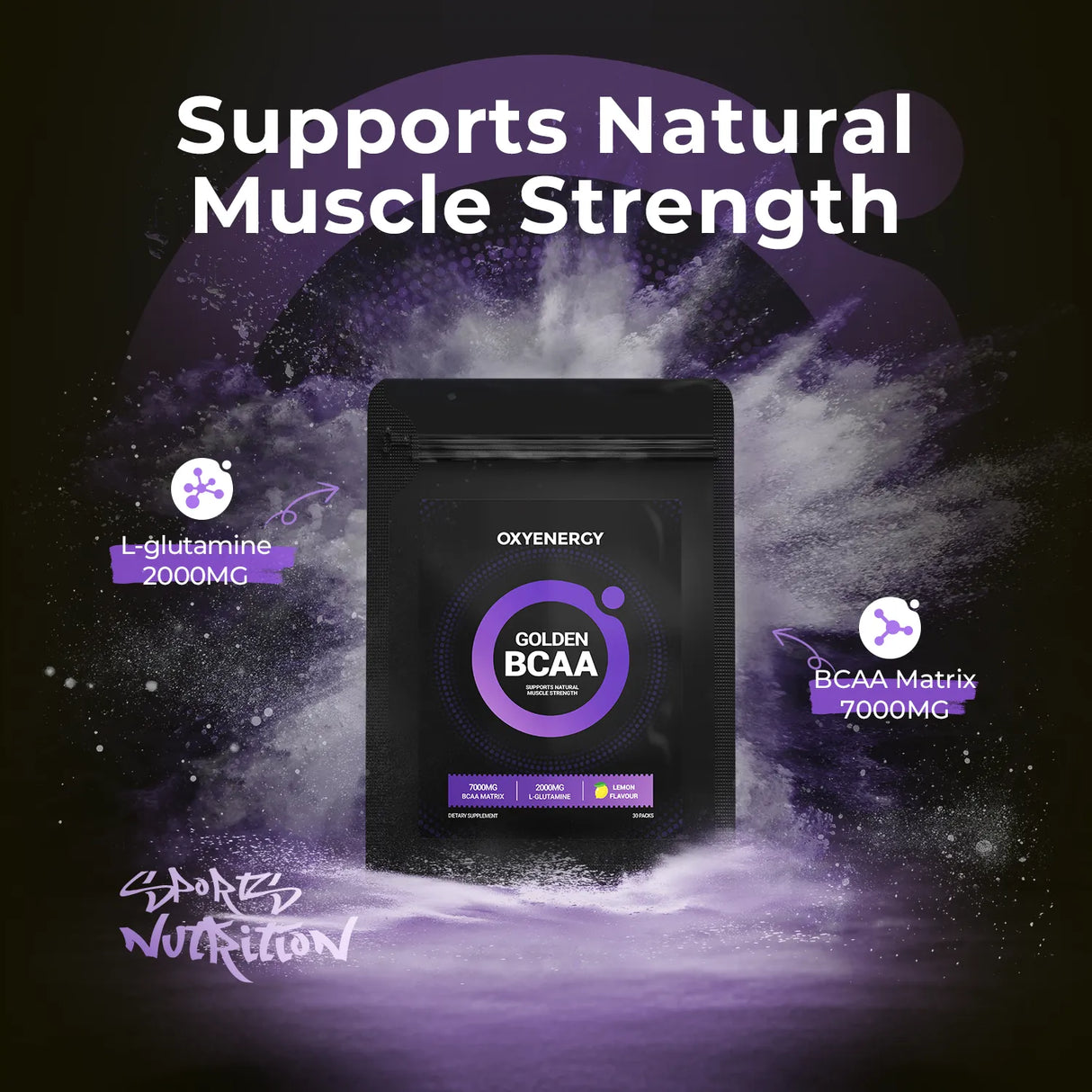 GOLDEN  BCAA - Supports Natural Muscle Strength