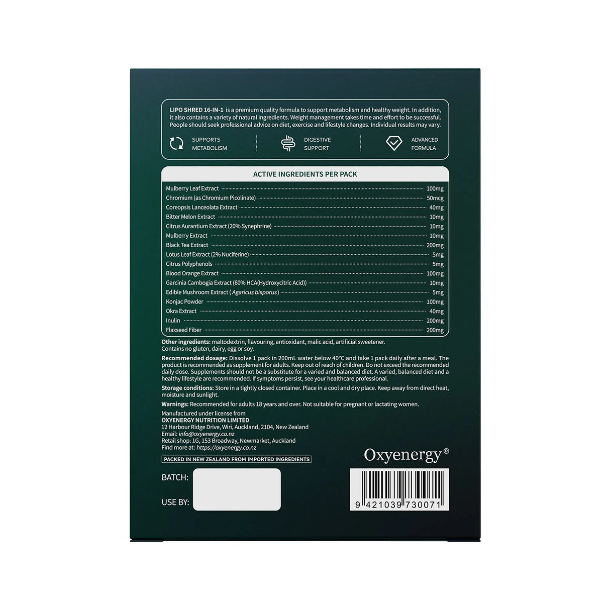 Lipo Shred 16-IN-1