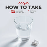 CoQ-10 200mg with PQQ 20mg - Brain & Circulatory Wellness Blend