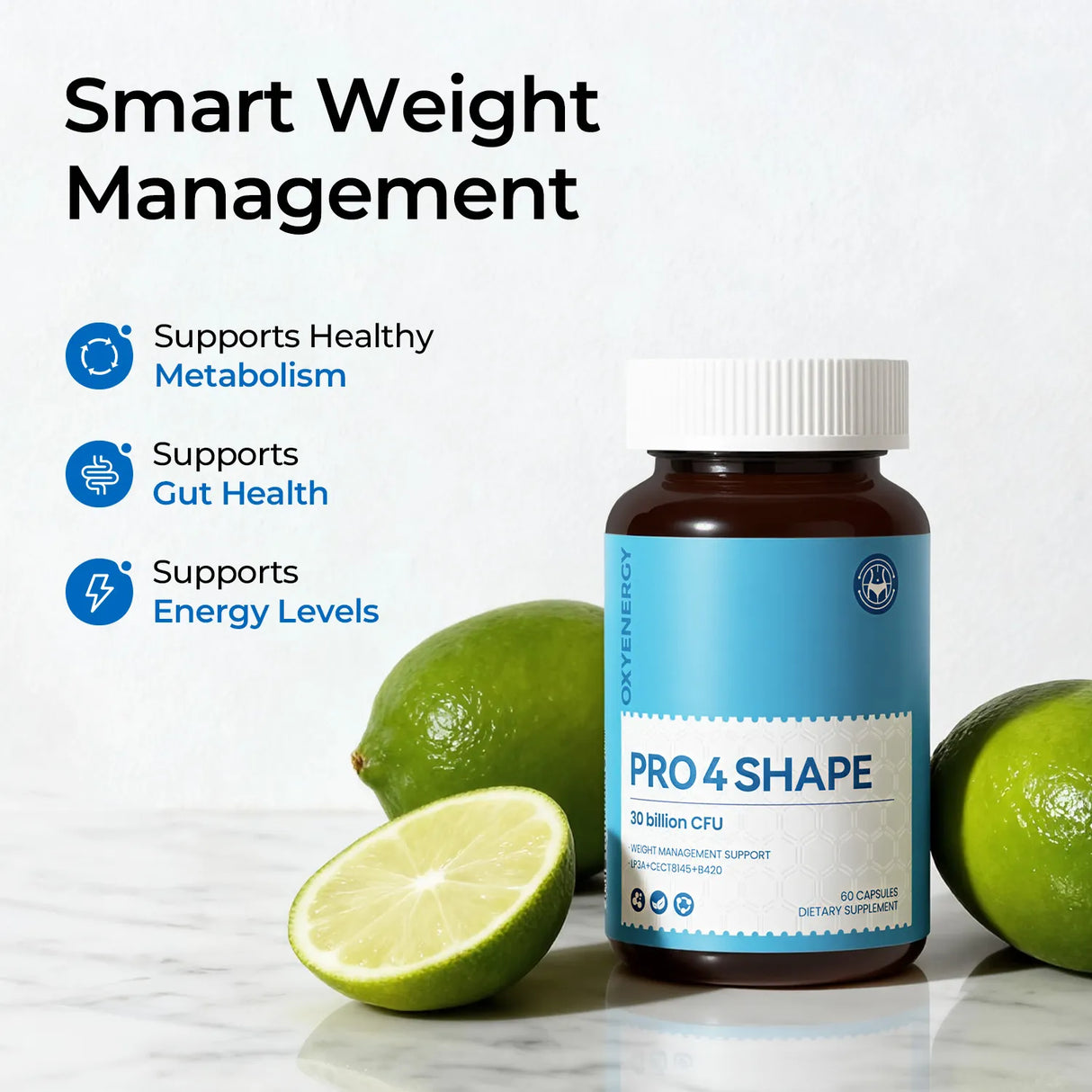 Pro 4 hình - Quản lý cân nặng | Probiotic và hỗ trợ lượng đường trong máu